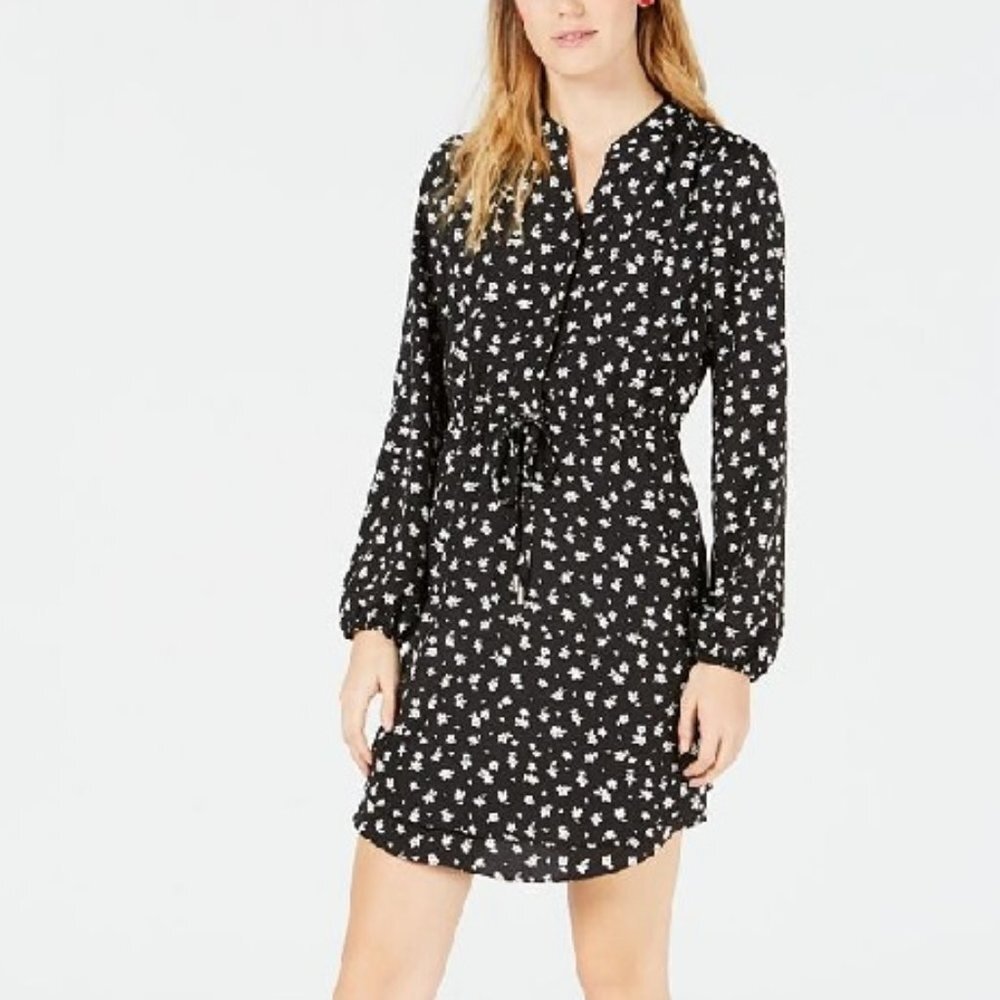 Maison Jules Long-Sleeved Shirt Dress